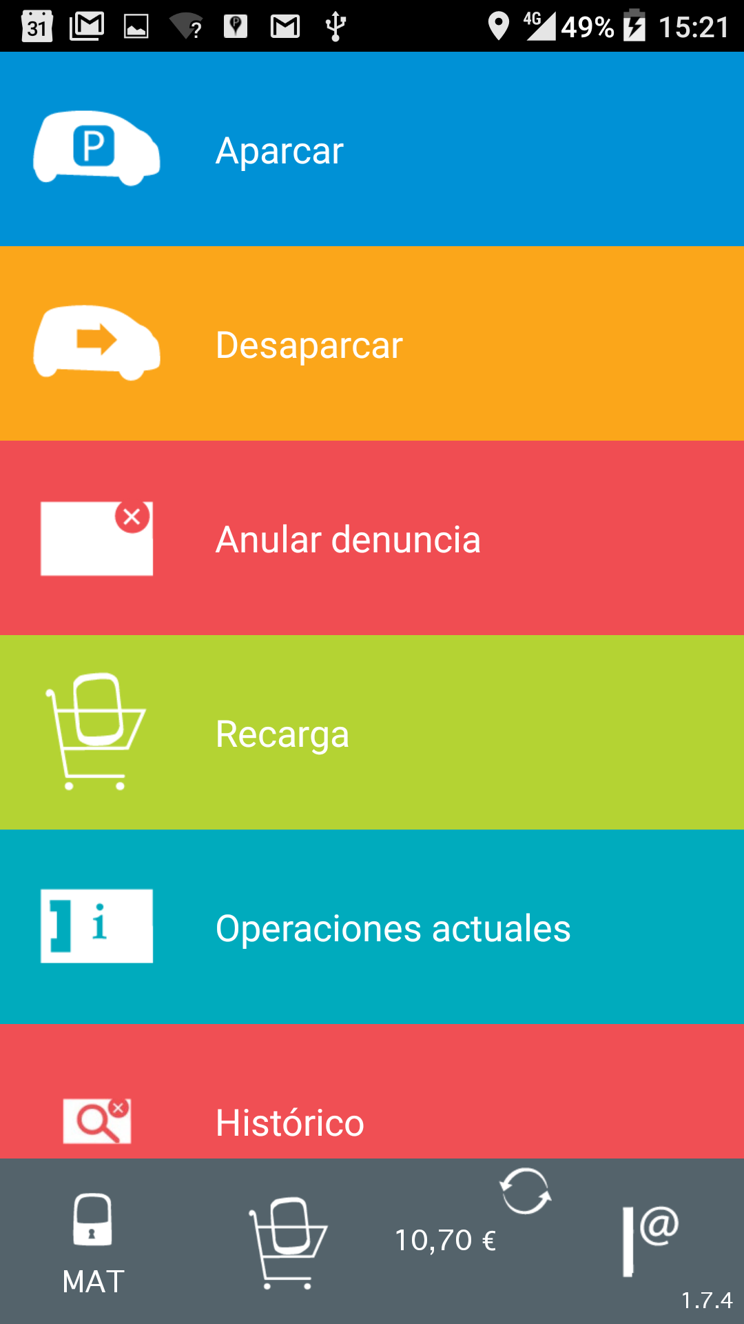 apps aparcar